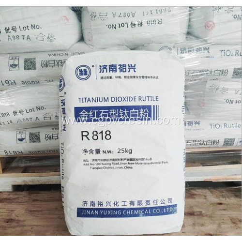 Rutile Titanium Dioxide Tio2 Yuxing R818